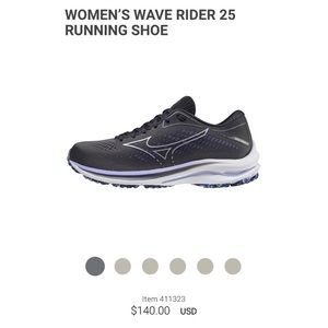 Mizuno Women’s Wave Rider 25 running shoes NEW